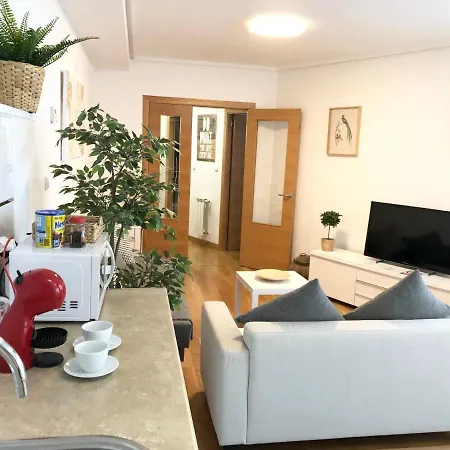 Apartamento 1 Centrico Garaje Wi-fi Para Trabajar